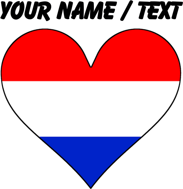 Custom Netherlands Flag Heart 5'x7'area Rug - Custom Smiling Sun Sticker (700x700)