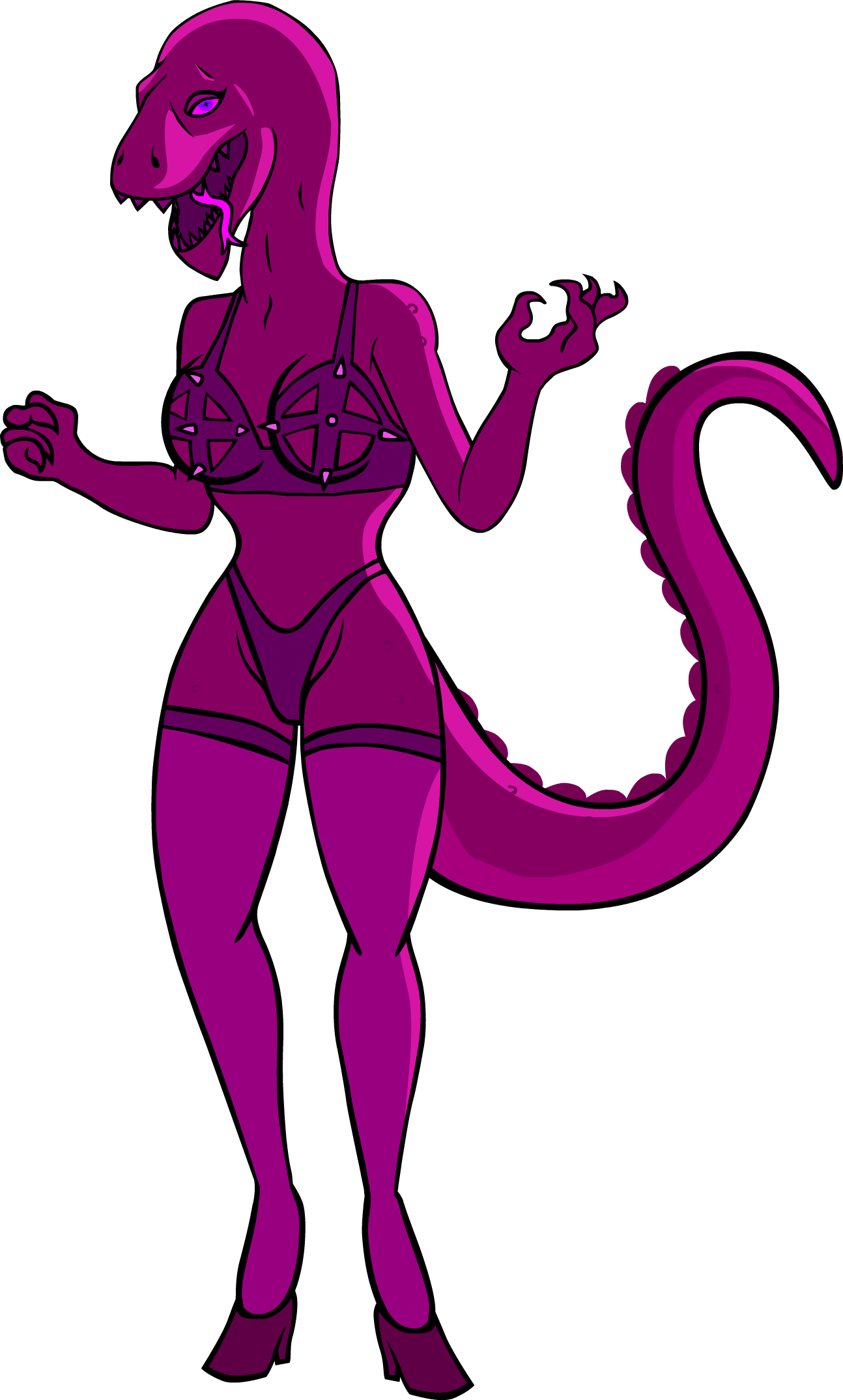 Alien Stripper Rick And Morty - Rick And Morty Pink Alien Stripper (1294x2147)