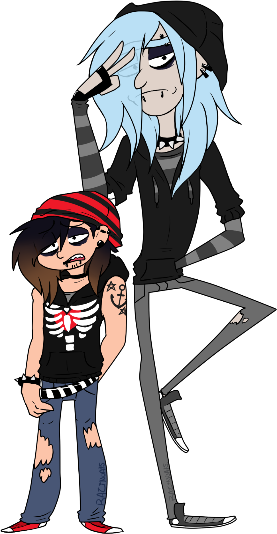 My Au Rick And Morty The Emo Skater Boy Au Lololololol - Emo Morty (1025x1920)