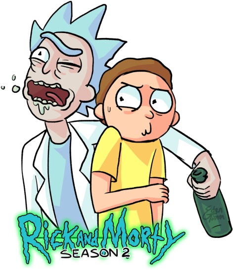 Rick And Morty Season 2 Airs On Adult Swim Today This - Cartoon (500x574)
