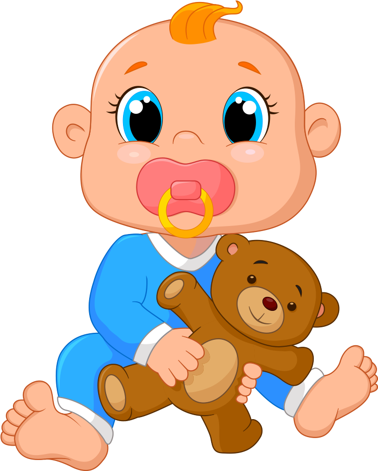 Infant Cartoon Pacifier Illustration - Infant Cartoon Pacifier Illustration (1000x1000)