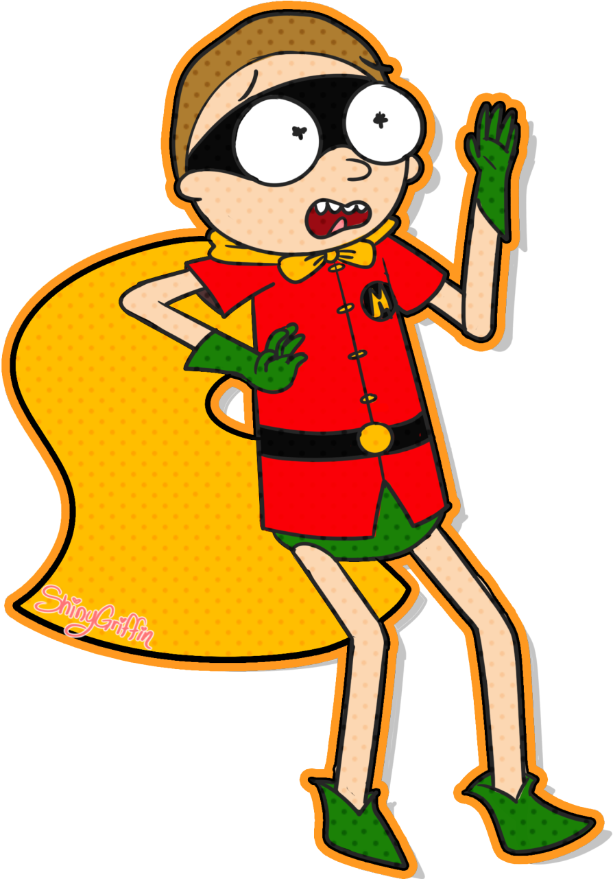 Robin Morty Smith Rick Sanchez Clip Art Product Fictional - Morty Smith (1280x1280)