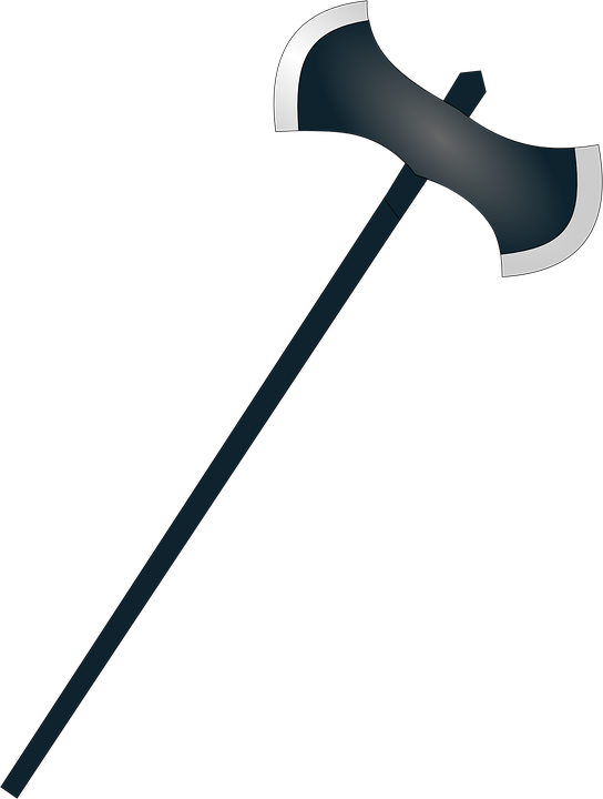 Fire Axe Cliparts 27, - Battle Axe Clipart (544x720)