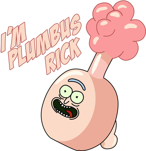 Are You Tired Of Pickle Rick How About Plumbus Rick - Plumbus Rick And Morty (498x509)