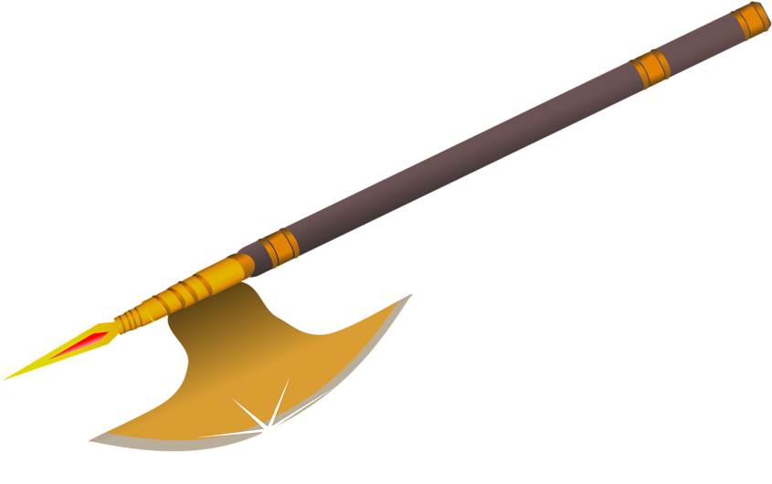 Axe Clipart Transparent - Png Images Of Weapons (958x779)