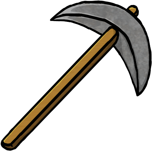 Minecraft Stone Pickaxe Icon - Pick Axe Clip Art (512x512)