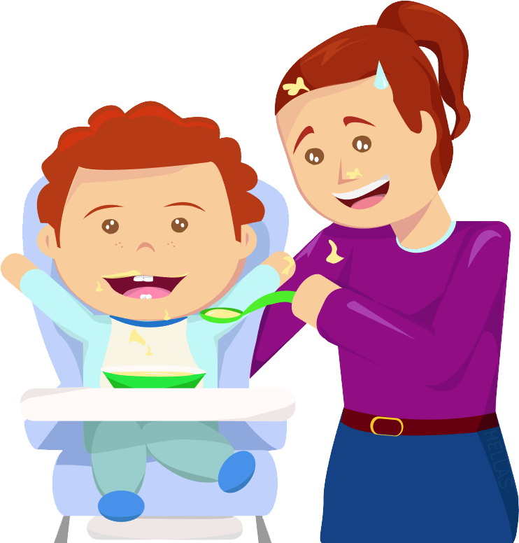 28 Free Mother's Day Clipart Images - Mother Feeding Child Clipart Png (742x776)