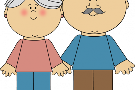 Mother And Father Clipart Vector And Mother And Father - Grandma And Grandad Clipart (450x300)