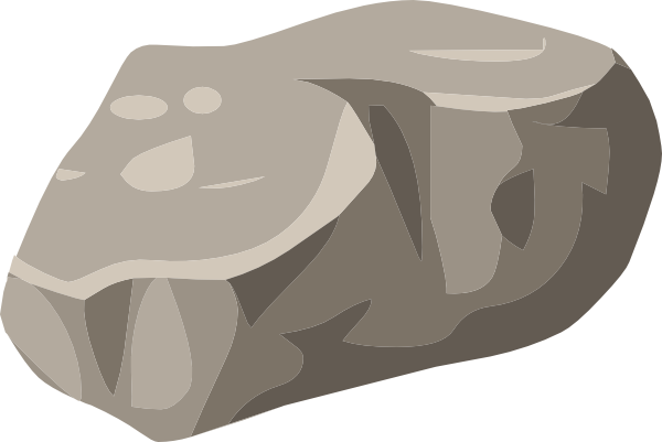 Rock Rubble Clip Art - Rock Clipart Png (600x401)