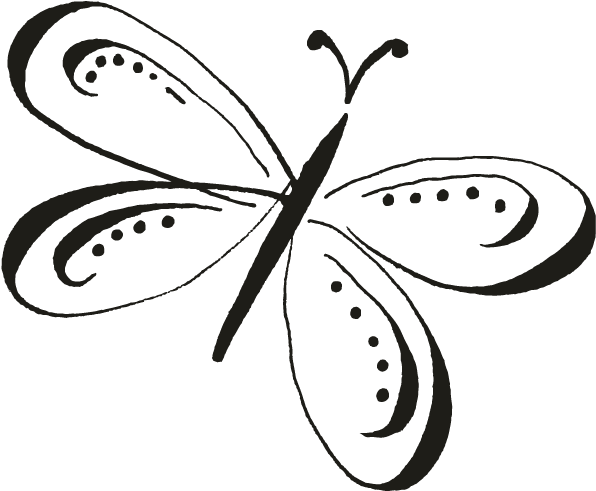 Free Butterfly Border Clipart Download Free Clip Art - Net-winged Insects (696x696)