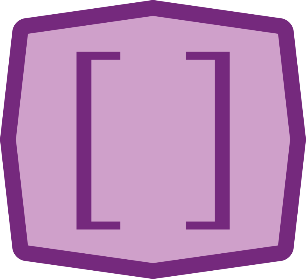 An Icon Showing Opening And Closing Brackets - Clip Art (1024x936)