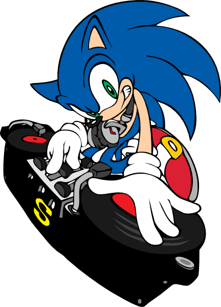 Desenhos De Sonic Dj (432x599)