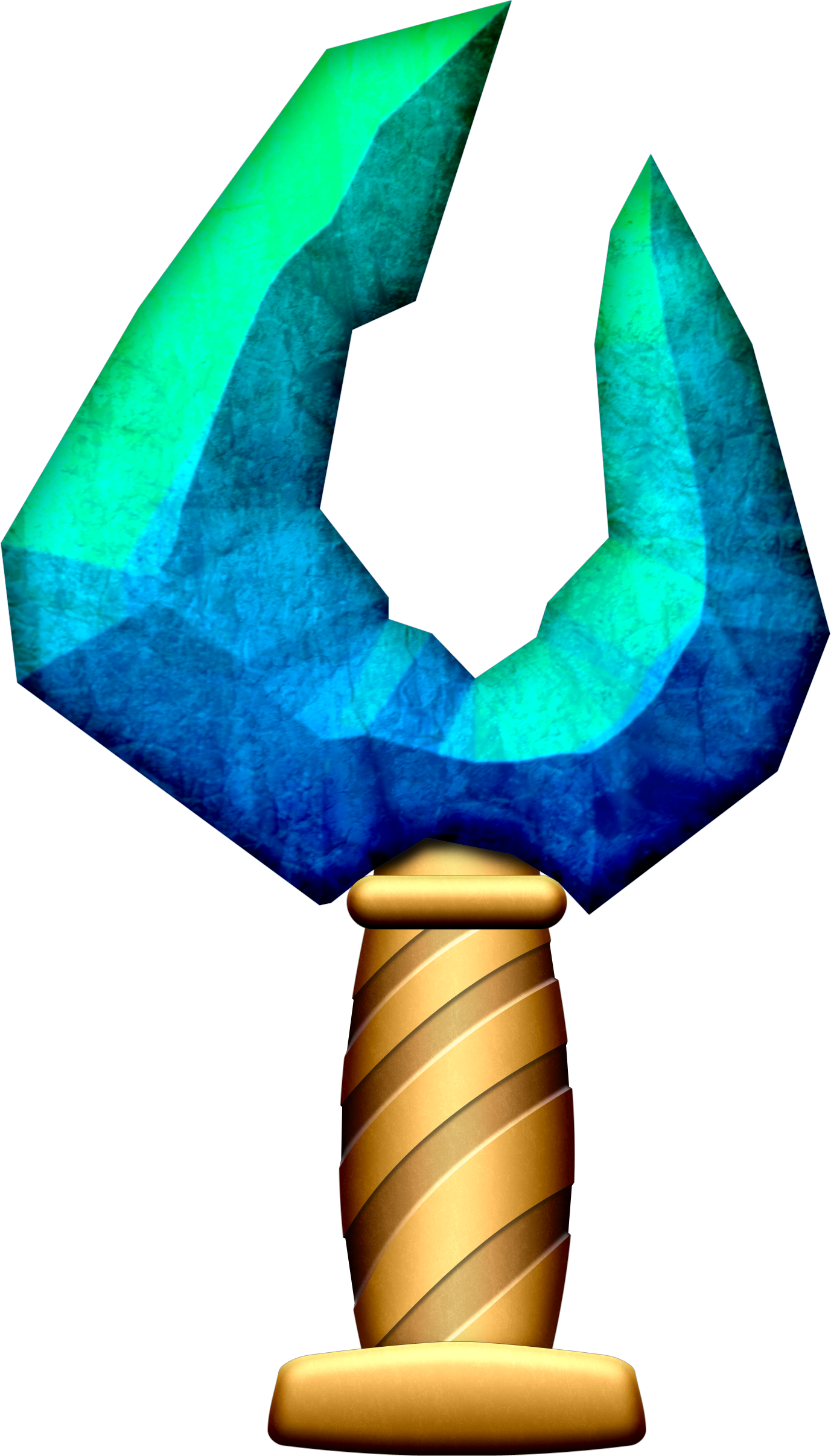 Oot 3d Shard Of Agony By Blueamnesiac - Shard Of Agony Ocarina Of Time (1377x2413)