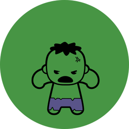 Hulk - Style A - Hulk Chibi (530x530)
