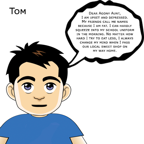 Preberi Tomovo Pismo In Dopolni Odgovor Agony Aunt - Cartoon (500x500)