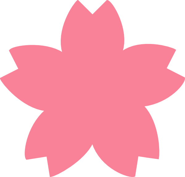 Pink Eiffel Tower Logo For Kids - Sakura Flower Drawing Png (600x576)