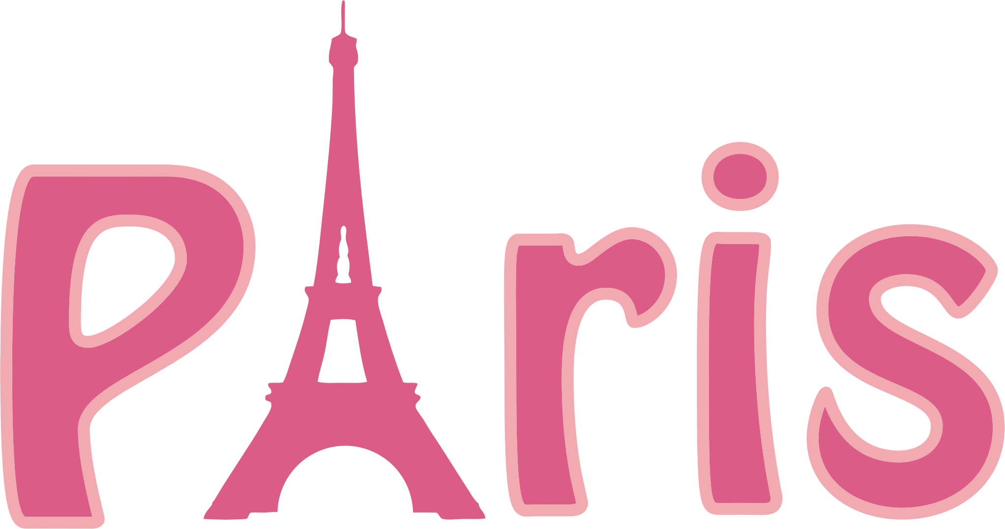 Paris Clipart Transparent - Paris Clip Art (2044x1077)