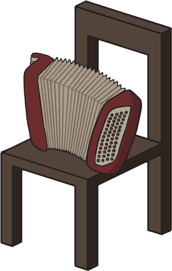 Musical Chairs Accordion Cartoon - Accordion (1024x1024)