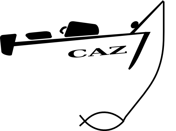 How To Set Use Boat Fish Caz Svg Vector - Line Art (600x446)