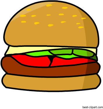 Free Hamburger Clip Art - Clip Art (450x450)