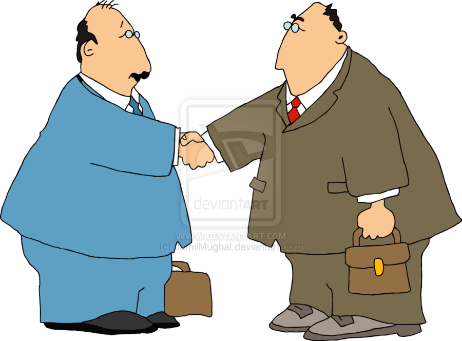 Friends Shaking Hands Cartoon Download - Shaking Hands (900x664)