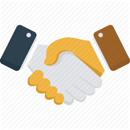 Partnership Logo Handshake For Kids - Business Partners Shaking Hands (512x512)