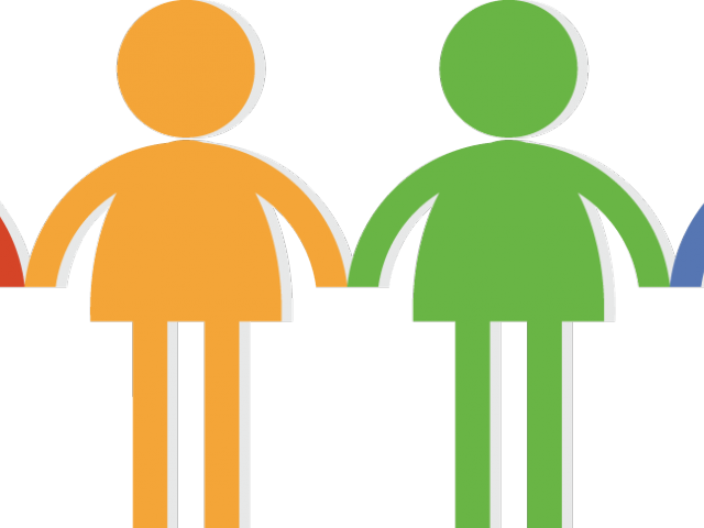 People Holding Hands Clipart - Soziales Miteinander (640x480)