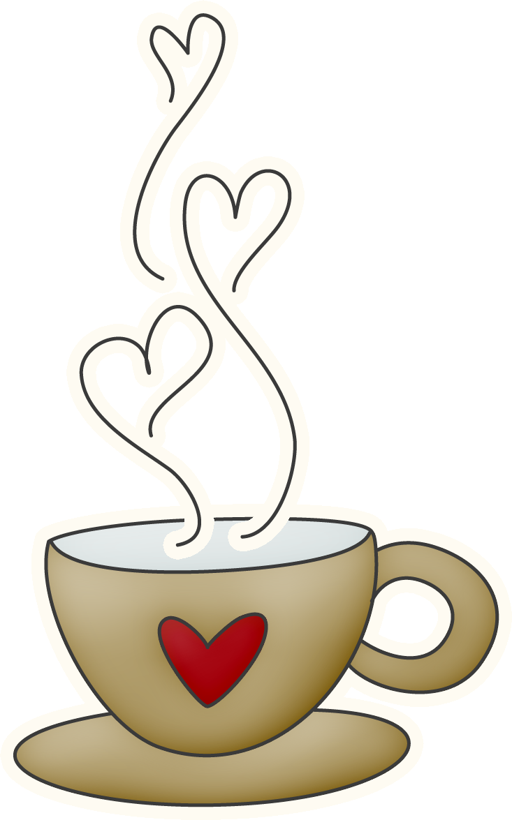 Coffee Cup Clipart - Tazas De Chocolate Png (733x1175)