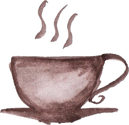 Free Download - Coffee Cup Illustration Png (428x413)