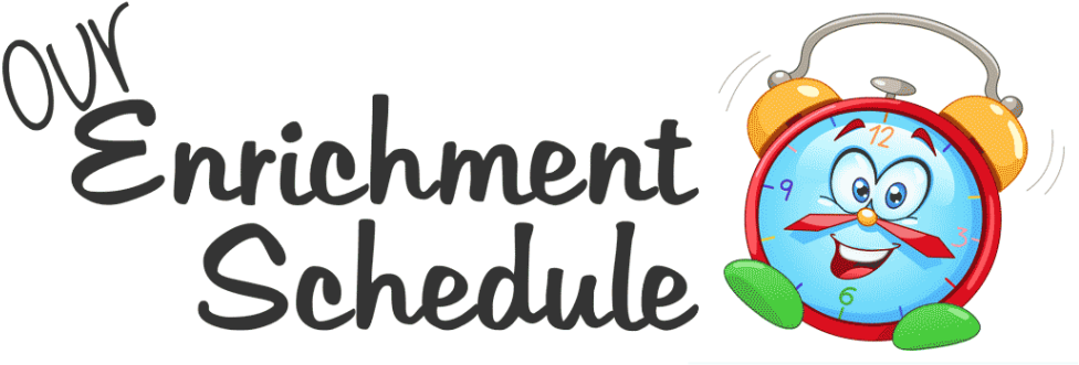 Image Result For Enrichment Schedule Clipart - Enrichment Schedule (1024x387)
