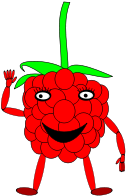 Similar Red Raspberry Png Clip Arts - Cartoon Raspberry Shower Curtain (424x600)