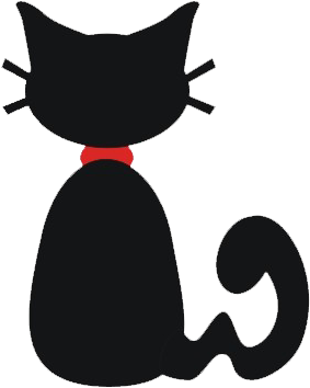 Tumblr Transparent Alice In Wonderland Transparent - Black Cat (377x377)