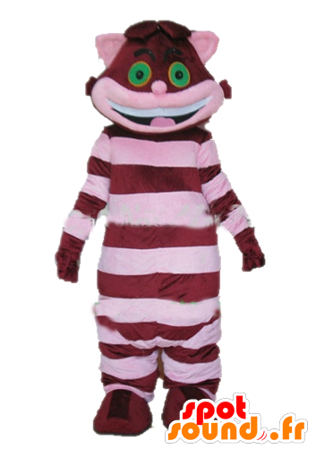 Mascot Sly, Cat Alice In Wonderland - Popular Alice In Wonderland Cheshire Cat Mascot Costume (600x600)