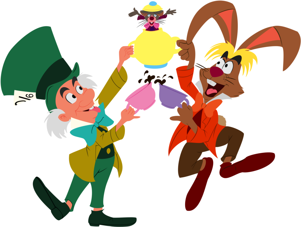 Mad Hatter, March Hare, Dormouse By Tewateroniakwa - March Hare (1024x809)