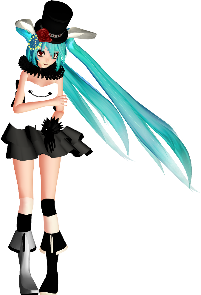horror wonderland rabbit mmd