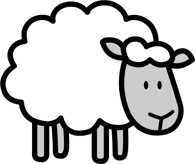 Dolly The Sheep - Dolly The Sheep Drawing (880x880)