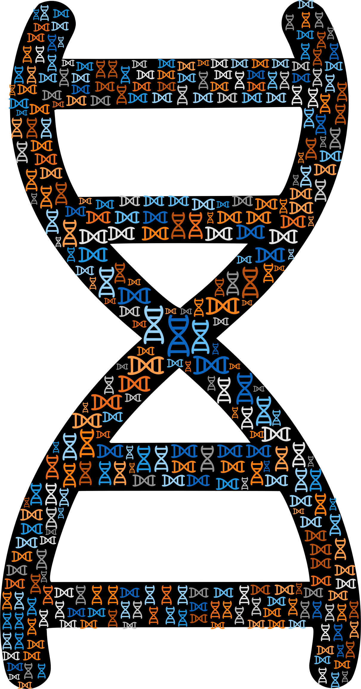 Dna Clipart - Dna Clipart (1210x2310)