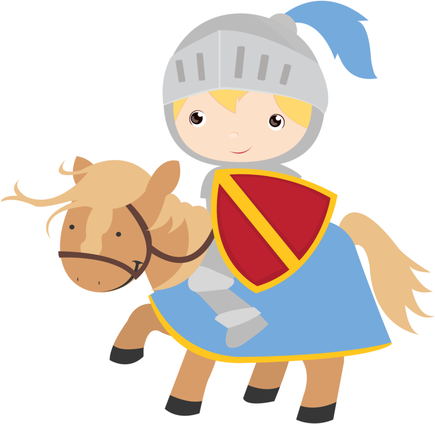 Princesas E Cavaleiros - Cute Knight Clipart (889x900)
