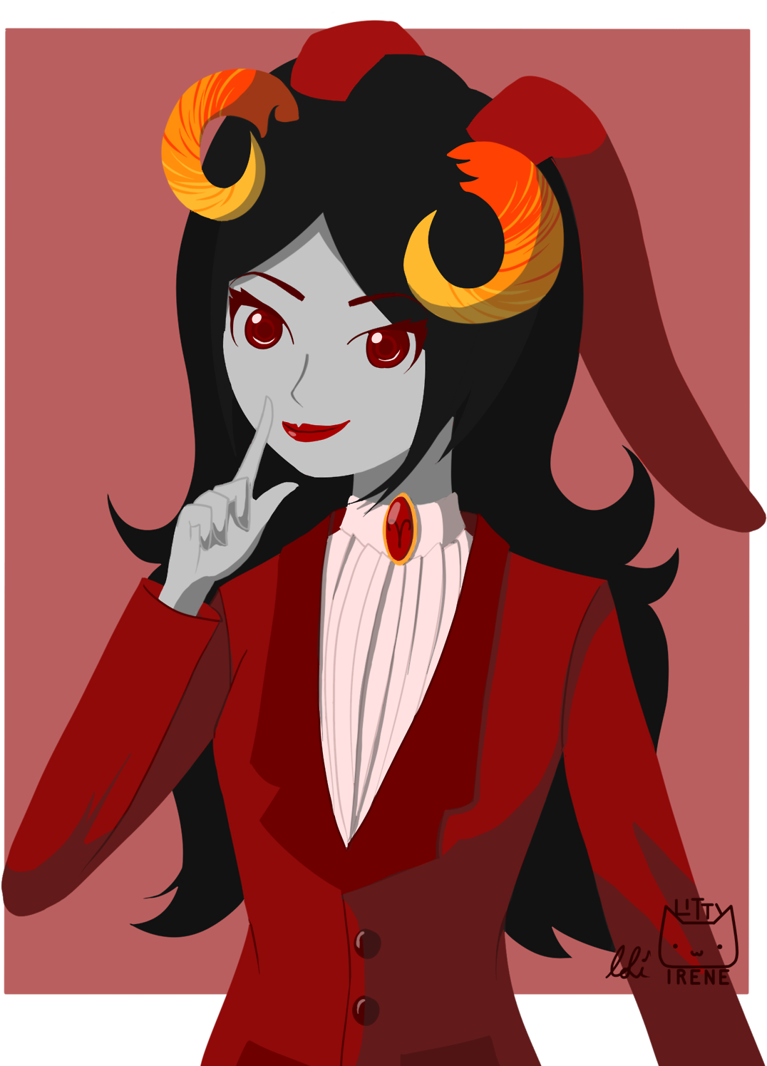 Aradia Aradia Megido March Hare Alice In Wonderland - Drawing (1280x1570)