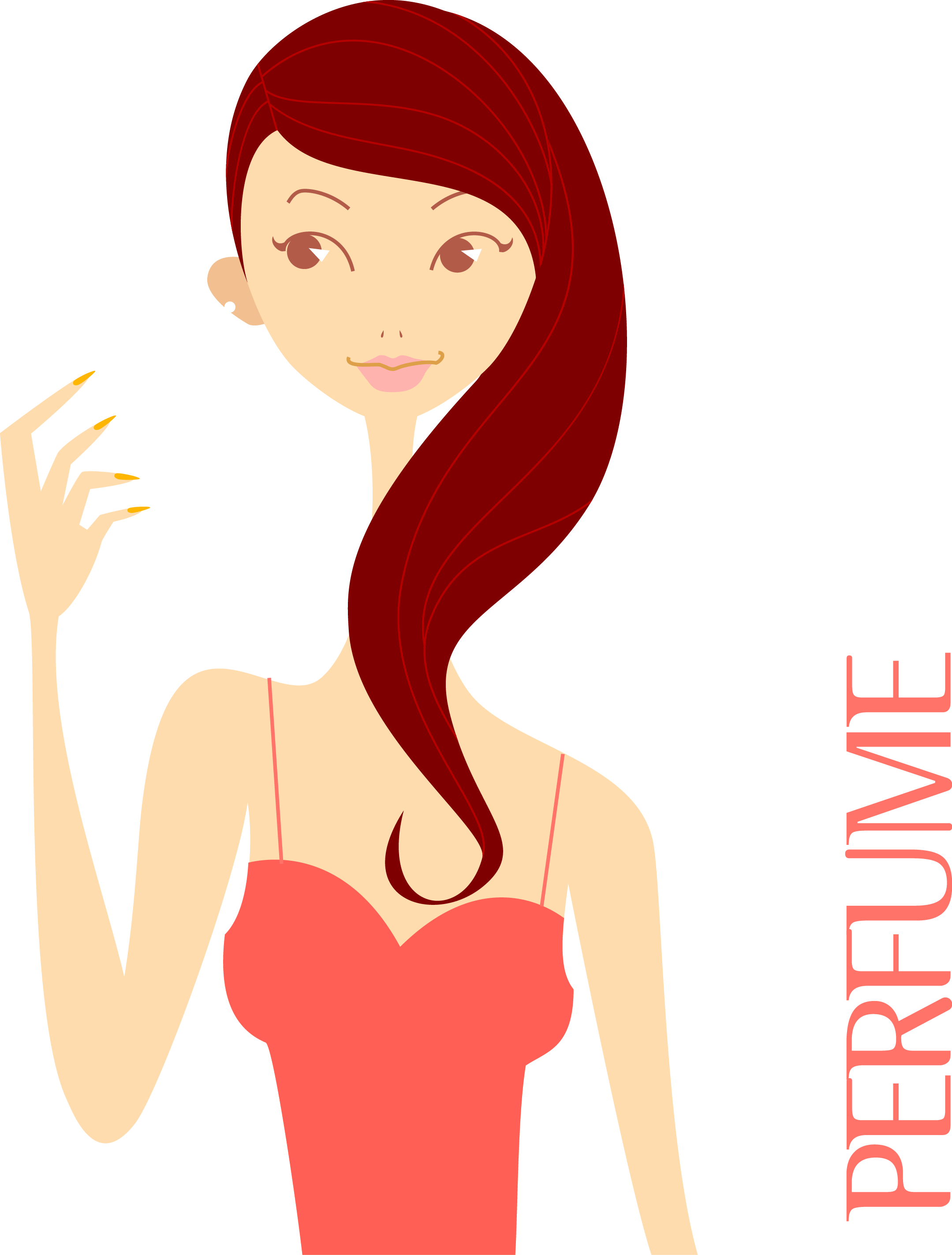 Cosmetics Beauty Parlour - Vector Graphics (2159x2846)