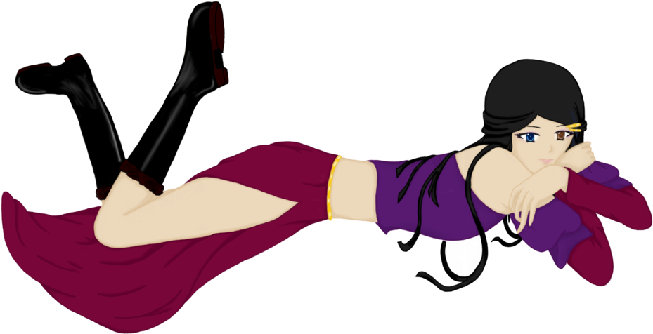 Anime Girl With Makeup - Cartoon (1024x715)