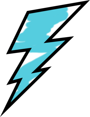 Lightning Bolt Clip Art Images Clipart Panda Free - Light Blue Lightning Logo (309x400)