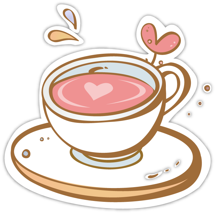 Cappuccino Coffee Cup Cafe Clip Art - Cartoon Coffee Cup Png (854x848)