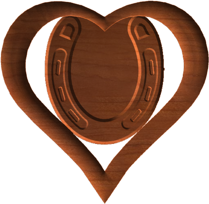 Heart With Horseshoe Collection - Heart (430x430)