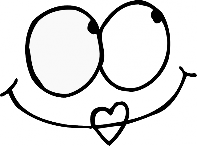 Man - Eyes - Clipart - Black - And - White - Googly Eyes Clipart Transparent (640x474)