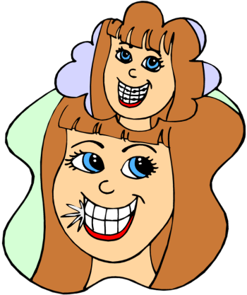 My - Braces Clip Art (350x417)