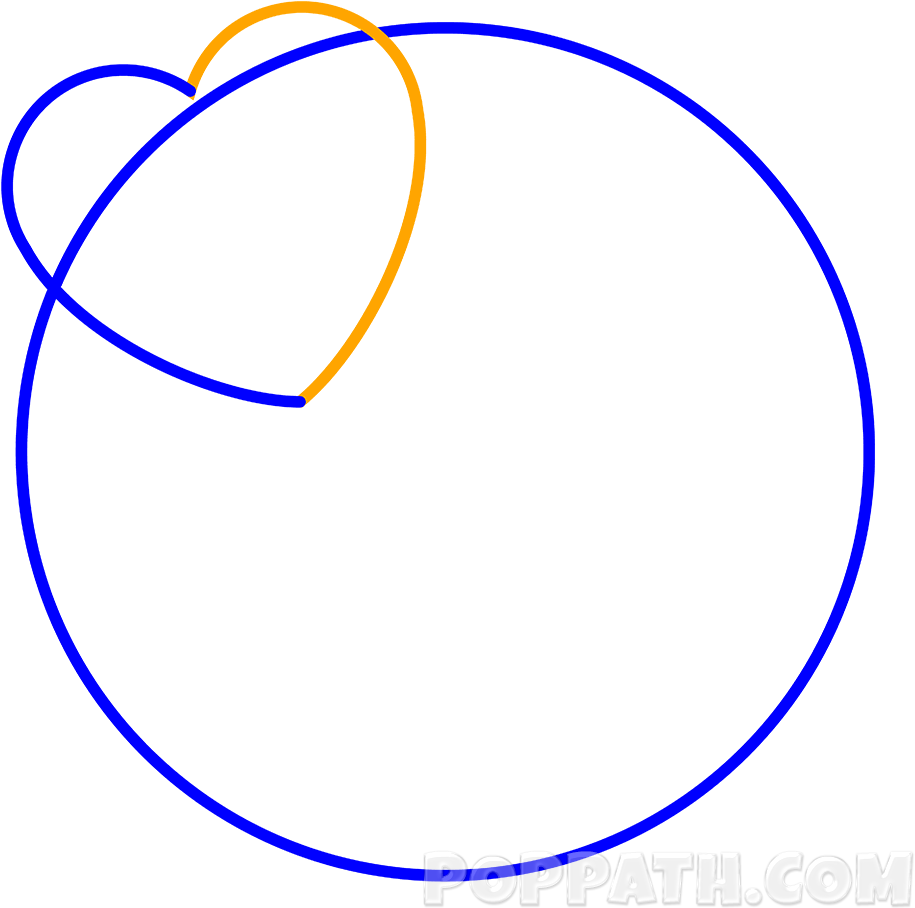 Complete The Mini Heart By Drawing The Slanted C In - Uu Chalice (1000x1000)