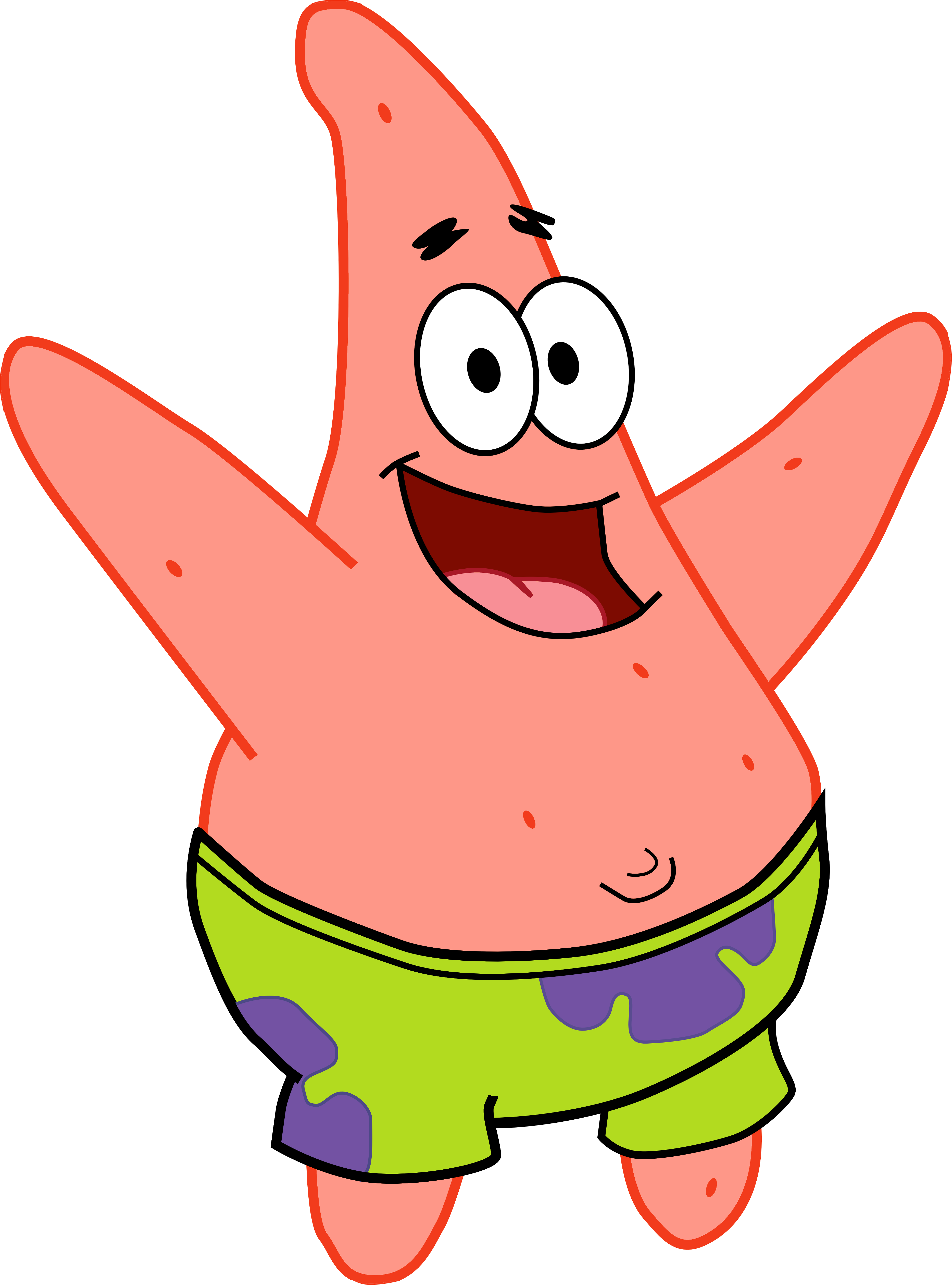 Patrick Star - Spongebob And Patrick Drawing (3750x5050)