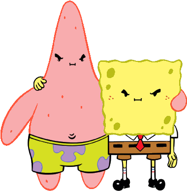 Spongebob And Patrick Game Grumps By Supershadow64ds - Strong Vs Weak Person (470x477)