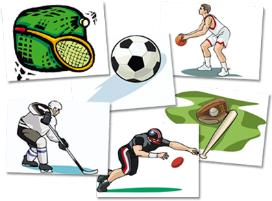 Sport Game Cliparts - Games And Sports Clipart (400x300)